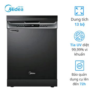 Máy rửa bát âm tủ Midea MDW13-7635QB